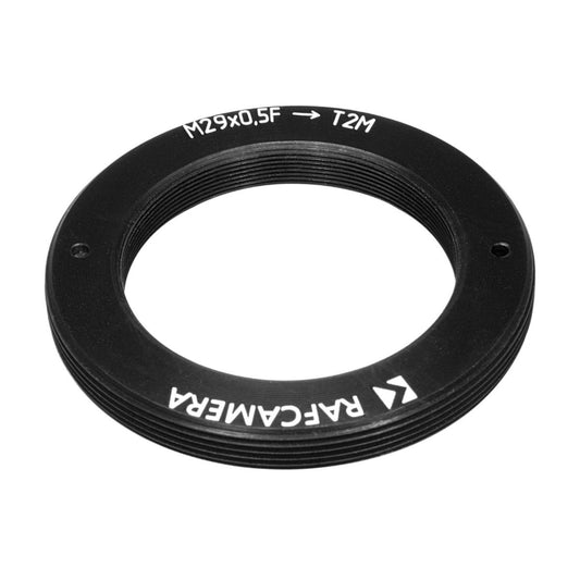 M29x0.5 female to T2 male thread adapter, flangeless