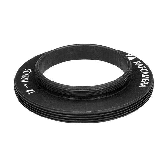 T2 (M42x0.75) male to M29x0.5 male thread adapter for Arcturus binoviewer