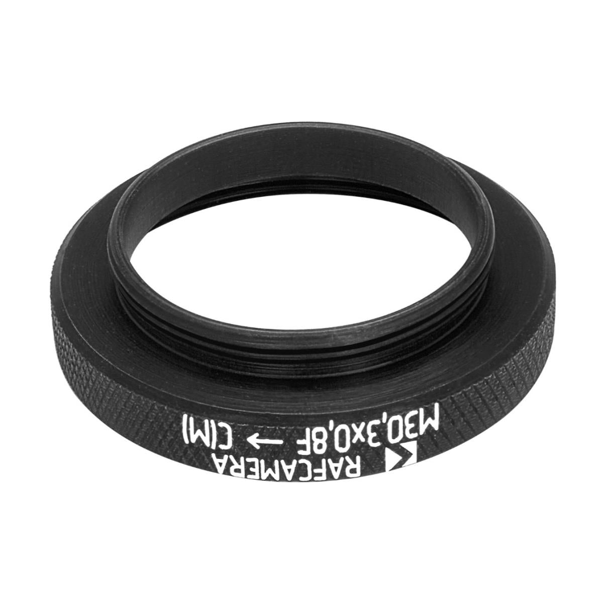 M30.3x0.8 female to C-mount male thread adapter