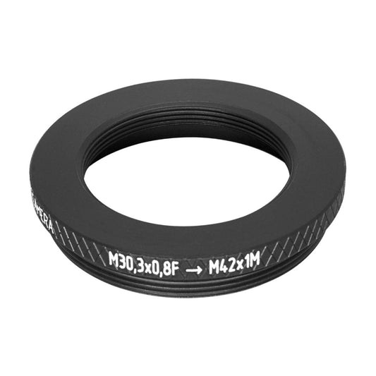 M30.3x0.8 female to M42x1 male thread adapter