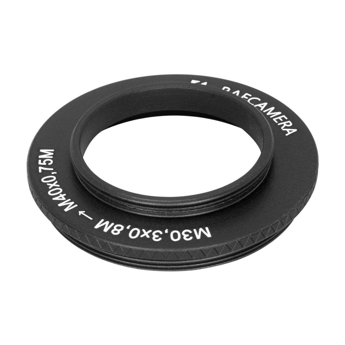 M30.3x0.8 male to M40x0.75 male thread adapter