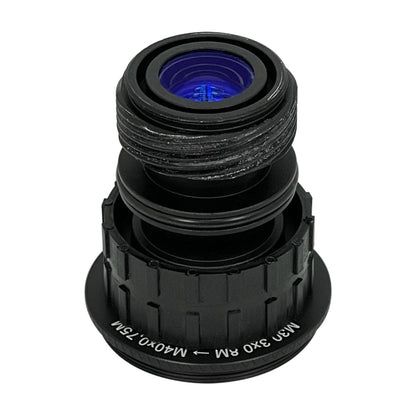 M30.3x0.8 male to M40x0.75 male thread adapter