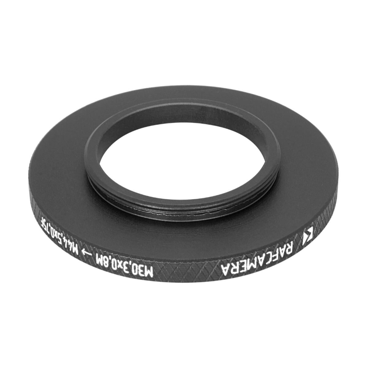 M30.3x0.8 male to M44.5x0.75 female thread adapter for APM XWA HDC 20mm eyepiece