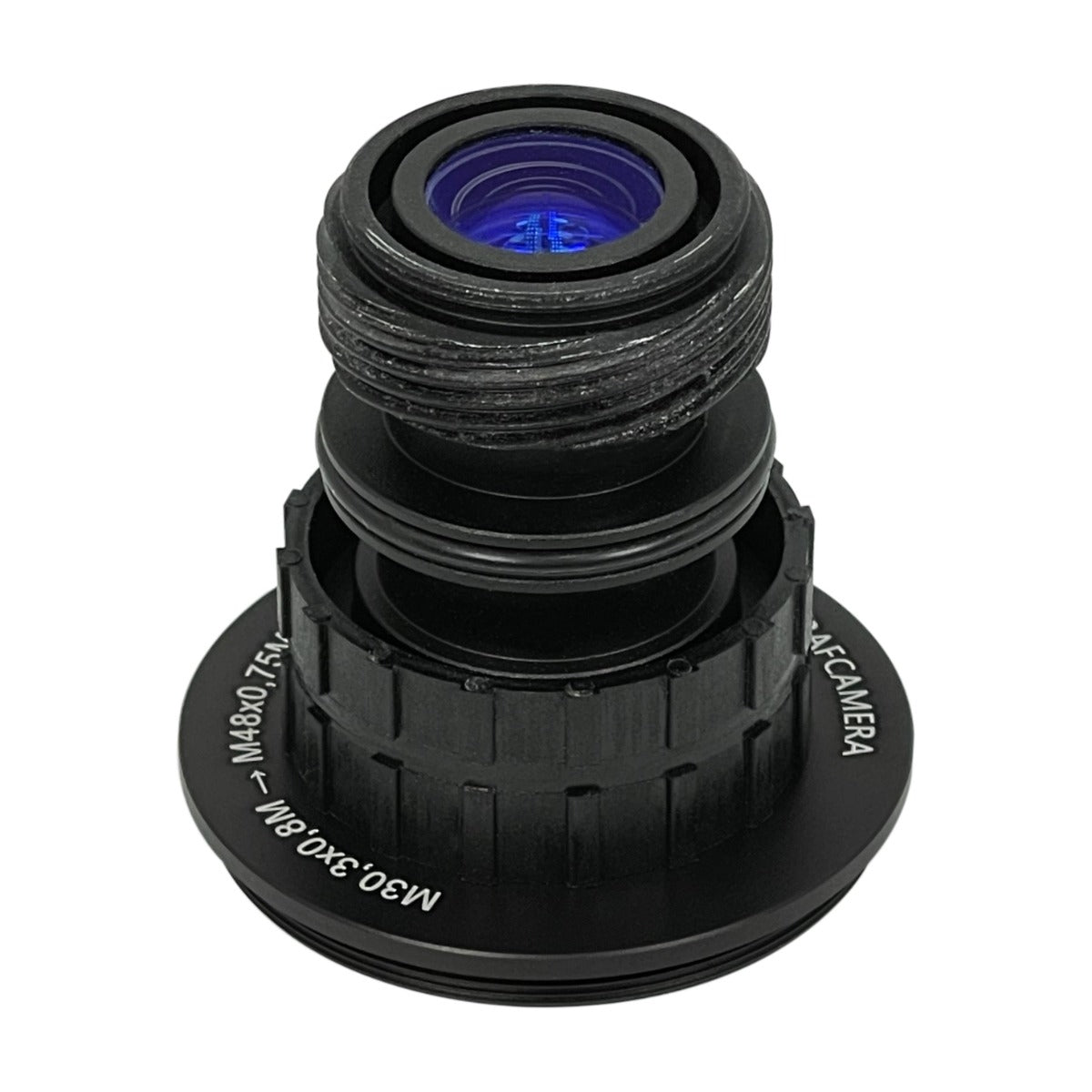 M30.3x0.8 male to M48x0.75 male thread adapter