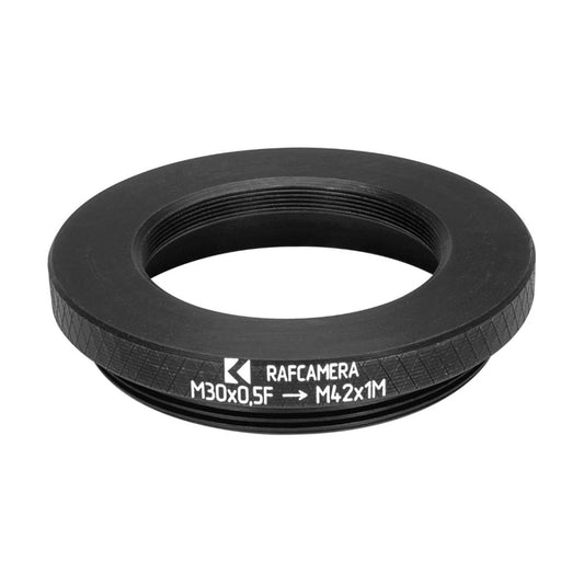 M30x0.5 female to M42x1 male thread adapter