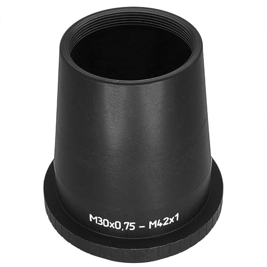 M30x0.75 female to M42x1 male thread adapter, cone
