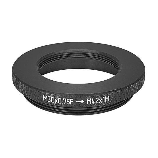 M30x0.75 female to M42x1 male thread adapter
