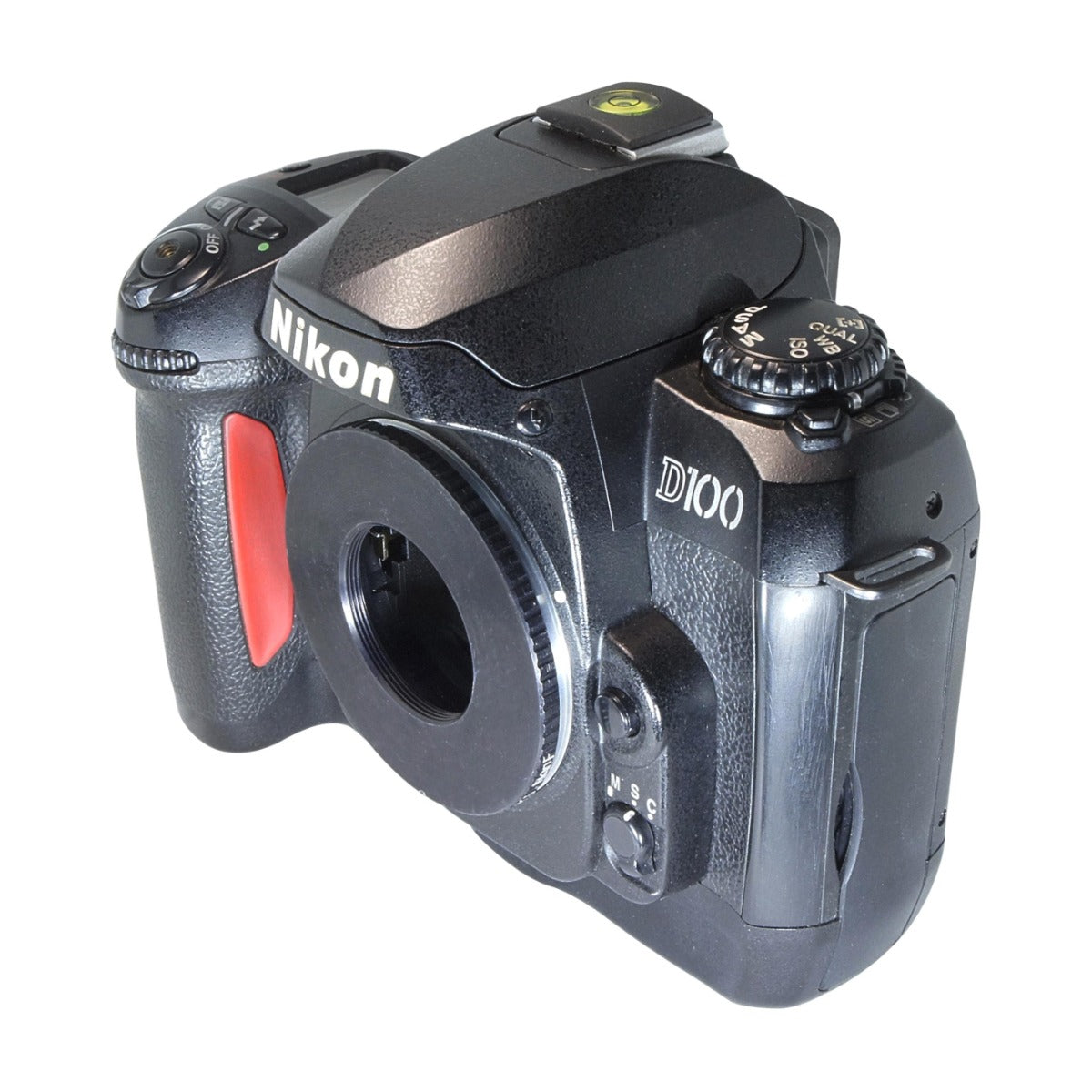 M30x0.75 female thread to Nikon F camera mount adapter
