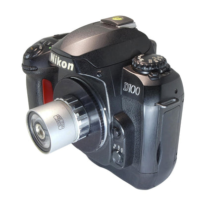 M30x0.75 female thread to Nikon F camera mount adapter