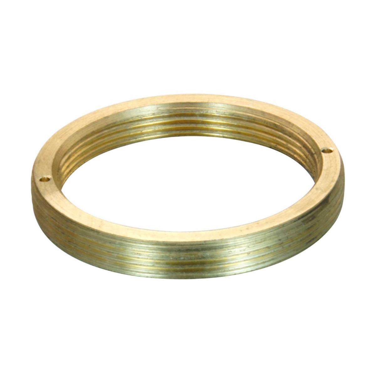 M30x0.75 male to M25x0.75 female thread adapter, flangeless, bronze