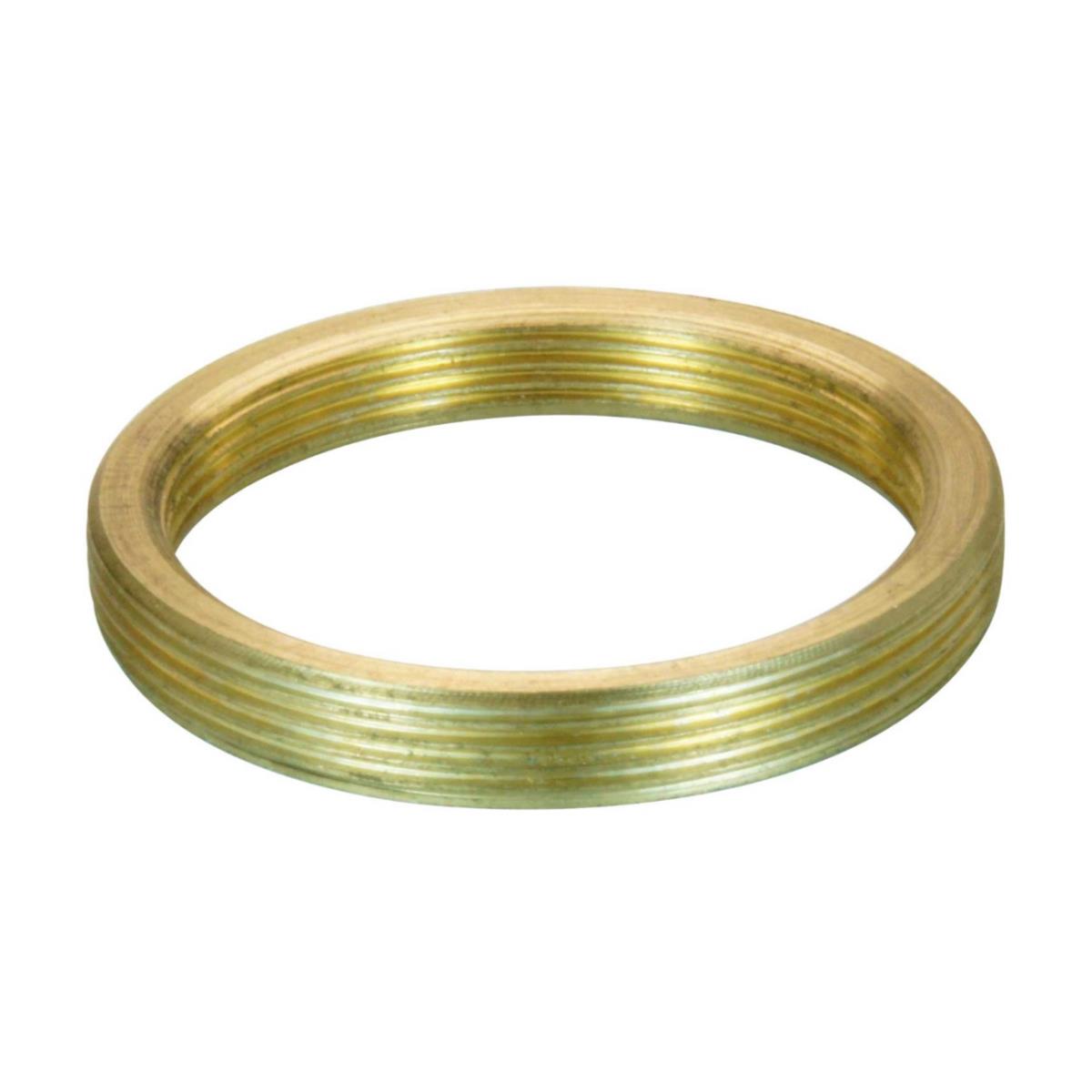 M30x0.75 male to M25x0.75 female thread adapter, flangeless, bronze