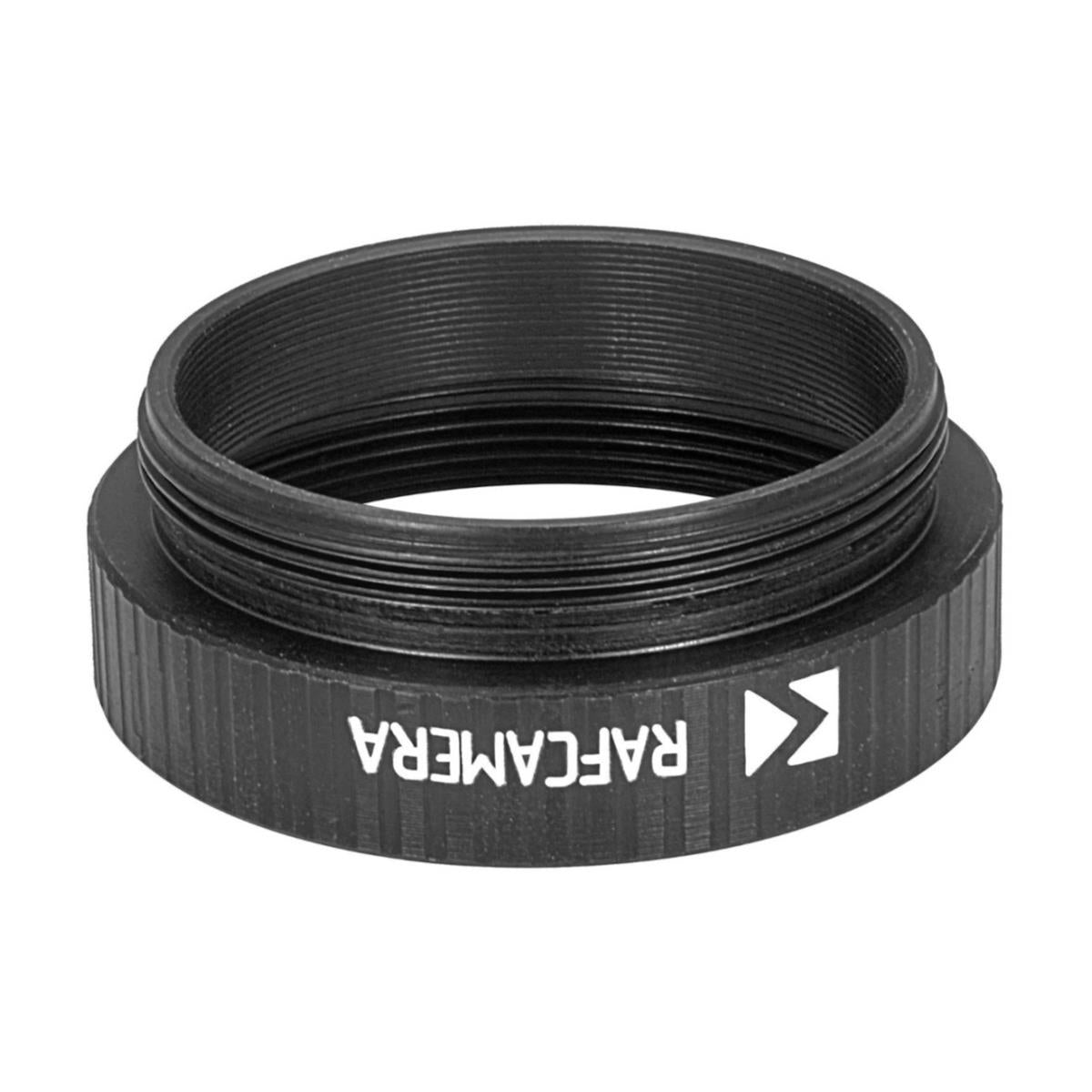 M30x0.75 male to M32x0.75 female thread adapter, black