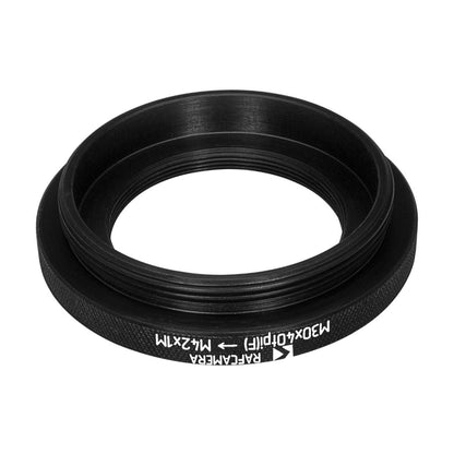 M30x40tpi female to M42x1 male thread adapter for Elgeet 90mm Colorstigmat lens