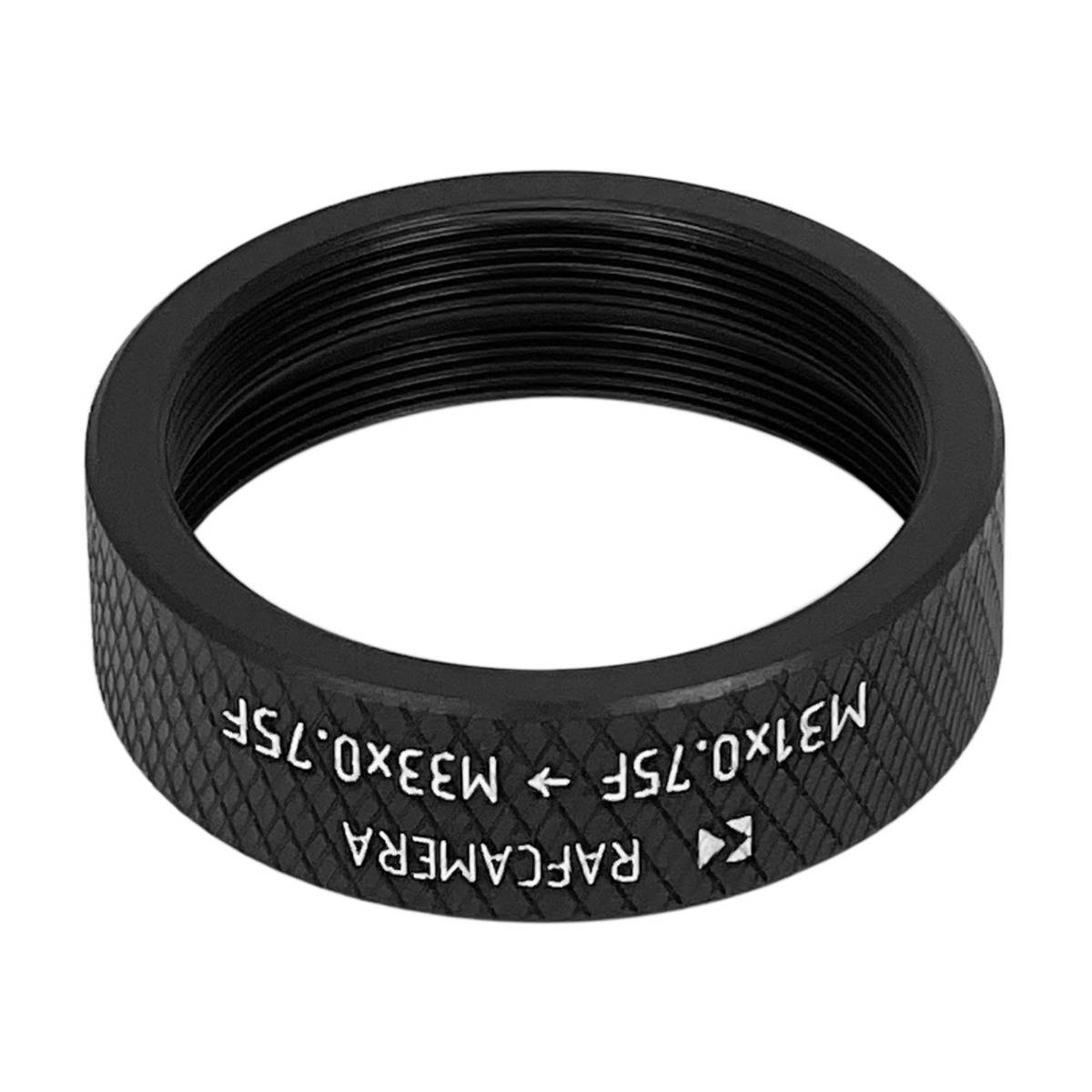 M31x0.75 female to M33x0.75 female thread adapter