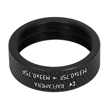 M31x0.75 female to M33x0.75 female thread adapter