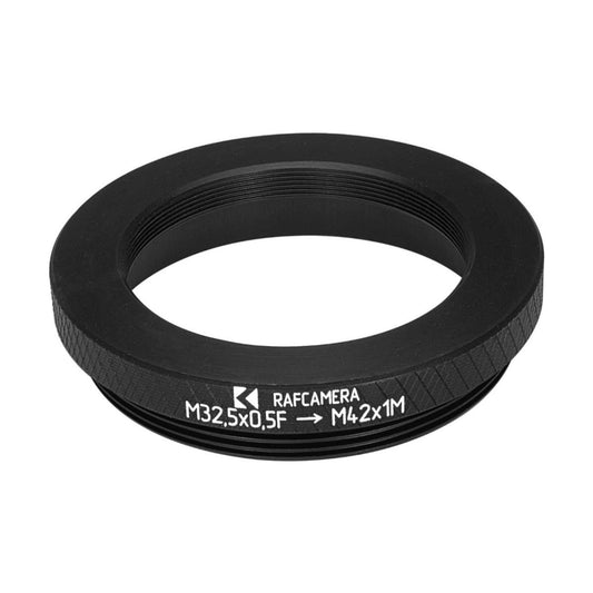 M32.5x0.5 female to M42x1 male thread adapter