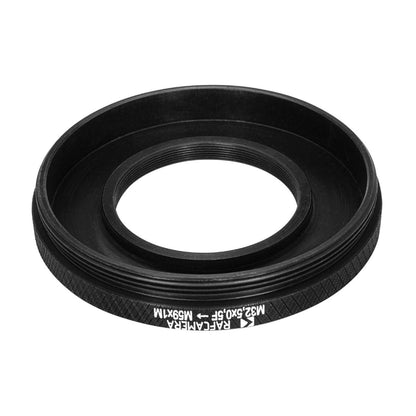 M32.5x0.5 female to M59x1 male thread adapter