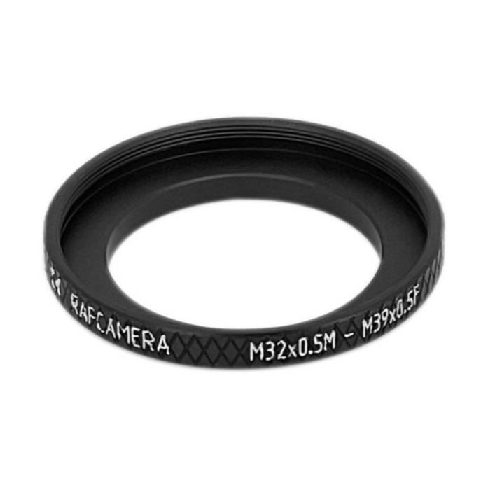M32x0.5 male to M39x0.5 female thread adapter