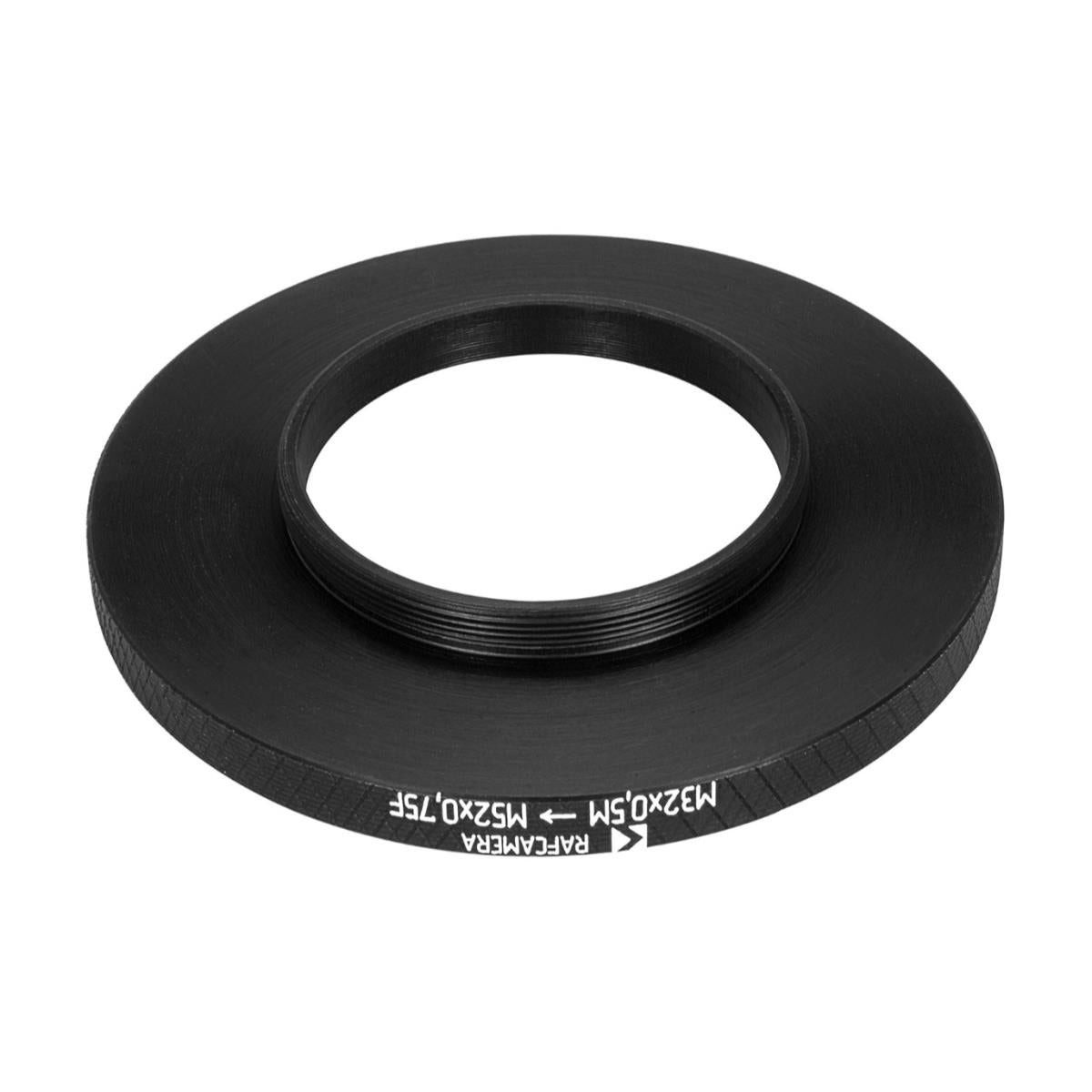 M32x0.5 male to M52x0.75 female thread adapter (step-up ring) for Kern Switar