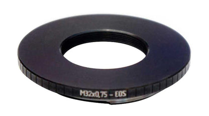 M32x0.75 female thread to Canon EOS camera mount adapter