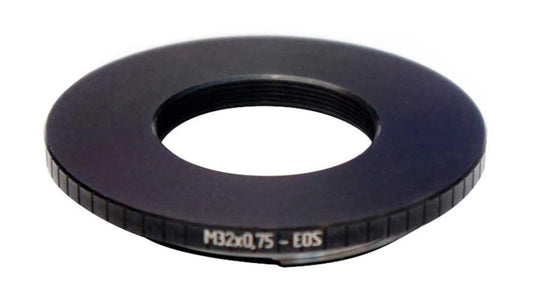 M32x0.75 female thread to Canon EOS camera mount adapter