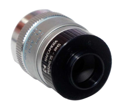 RMS male to M32x0.75 female thread adapter, 12mm height, black