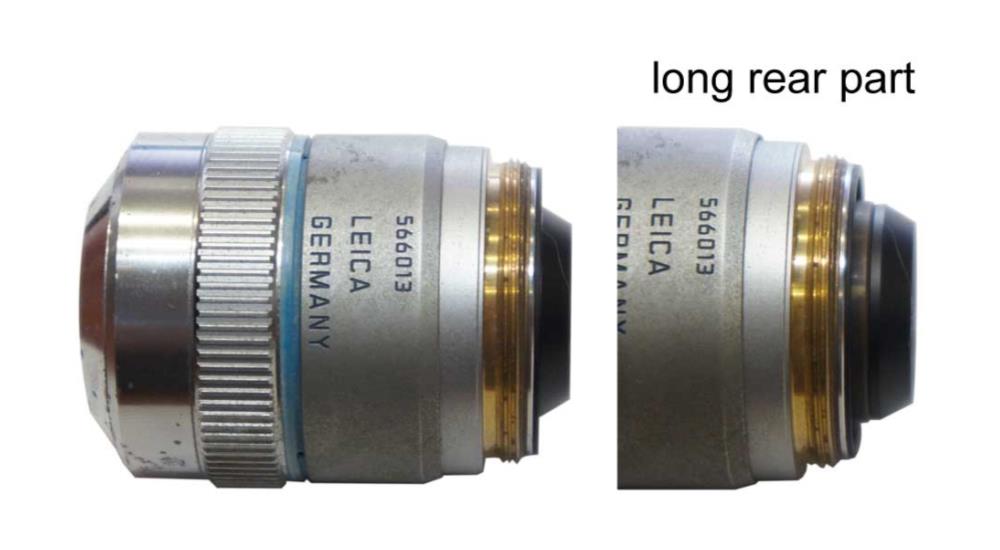 RMS male to M32x0.75 female thread adapter, black