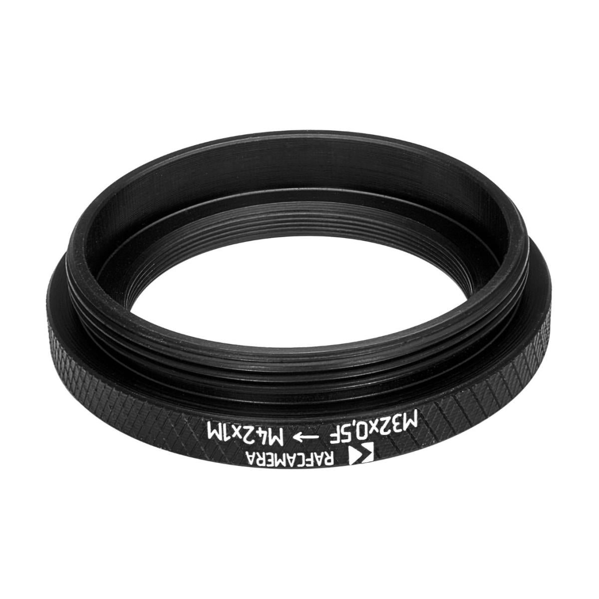 M32x0.5 female to M42x1 male thread adapter for Orion-30 optical block