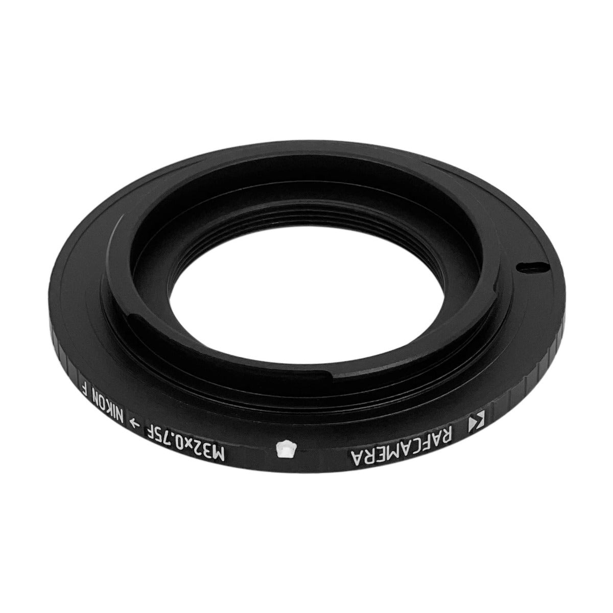 M32x0.75 female thread to Nikon F camera mount adapter