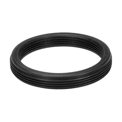 M32x0.75 male to M26x0.75 (36tpi) female thread adapter, flangeless, black