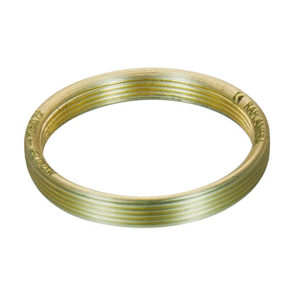 M32x0.75 male to M28x0.75 female thread adapter, flangeless, bronze