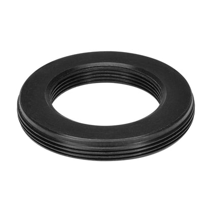 M32x0.75 male to RMS female thread microscope adapter, flangeless, black