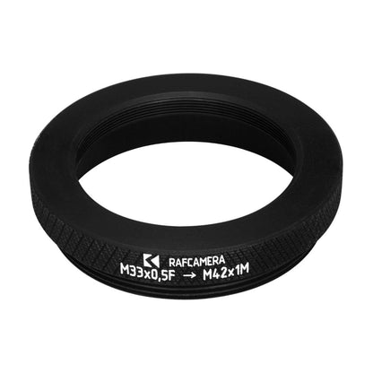 M33x0.5 female to M42x1 male thread adapter for LOMO OKC1-56-1 optical block
