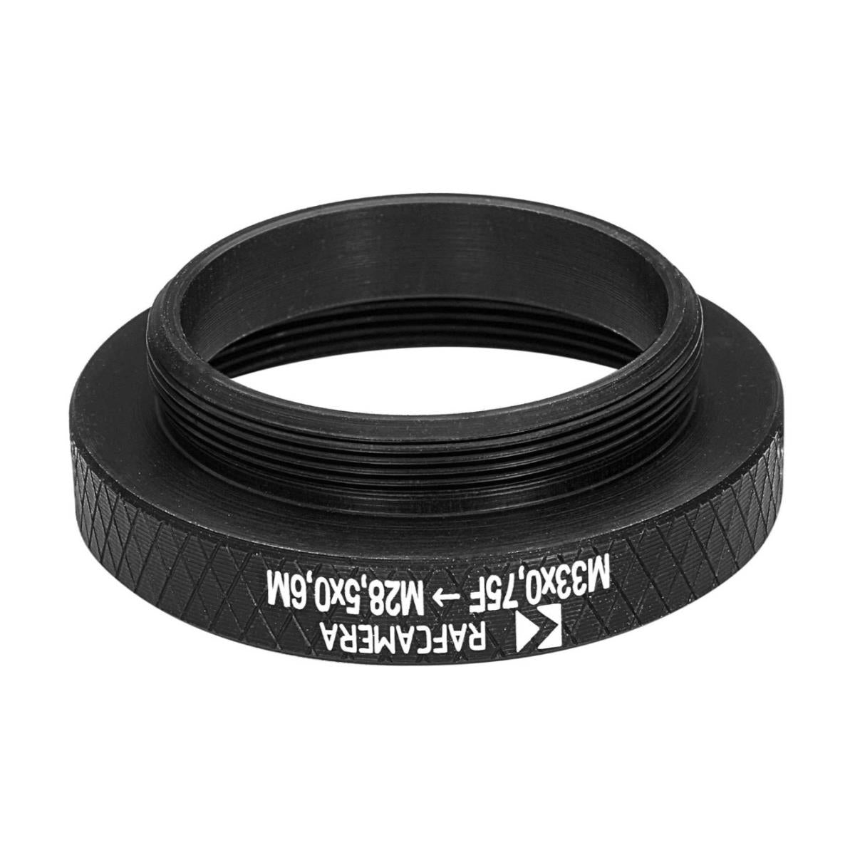 M33x0.75 female to M28.5x0.6 male thread adapter