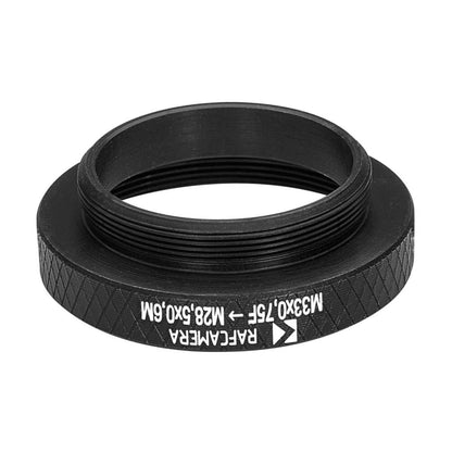 M33x0.75 female to M28.5x0.6 male thread adapter