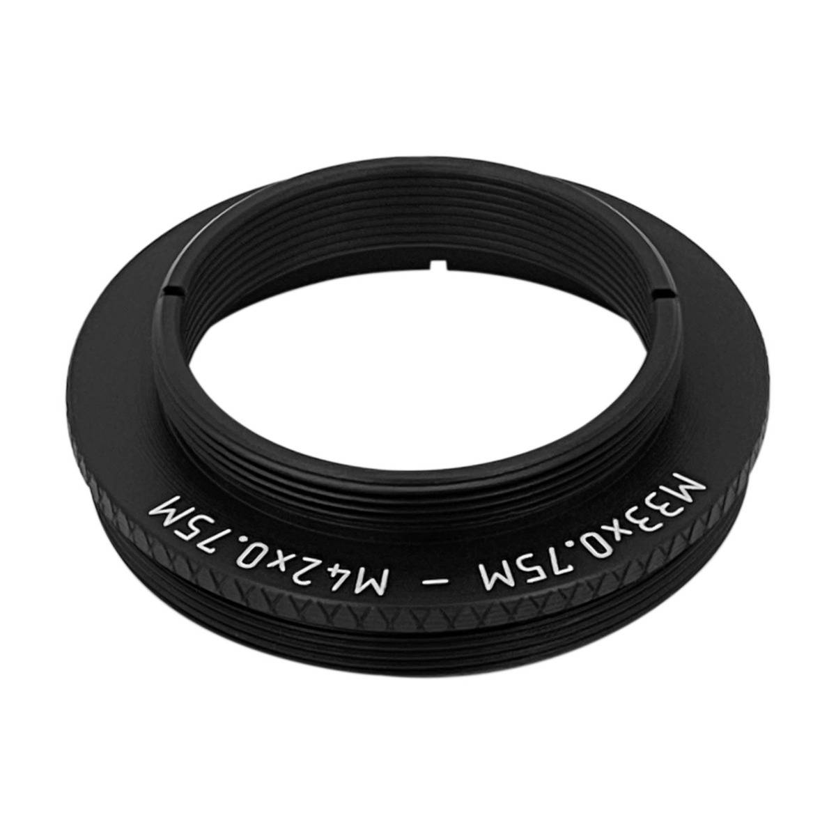 M33x0.75 male to M42x0.75 male thread adapter