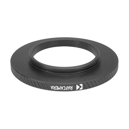 M34.5x0.5 male to M49x0.75 female thread adapter (step-up ring) for El-Nikkors