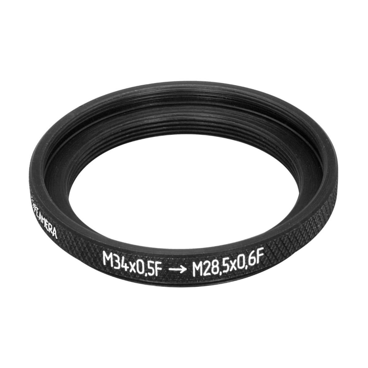 M34x0.5 female to M28.5x0.6 female thread adapter