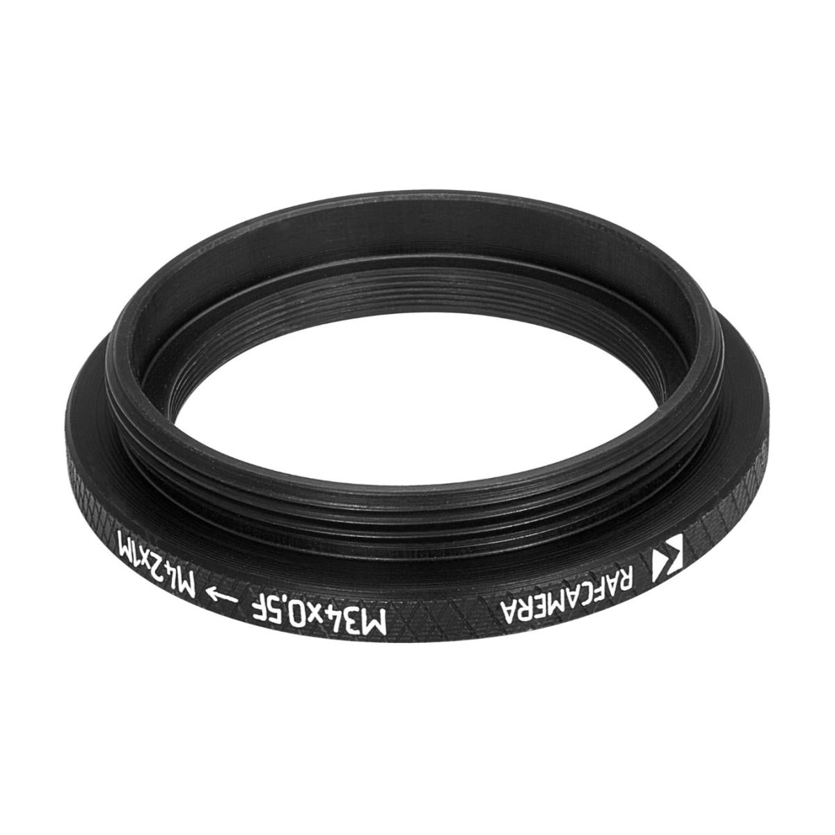 M34x0.5 female to M42x1 male thread adapter