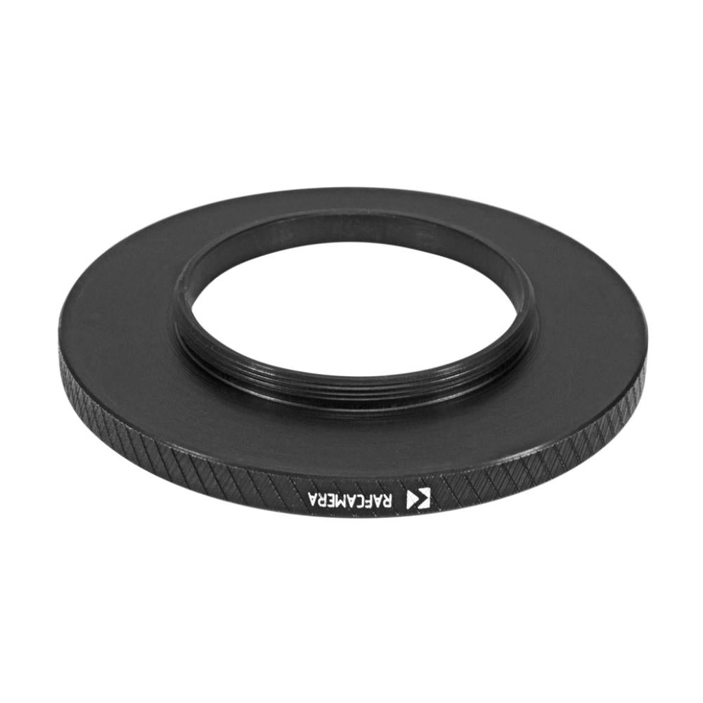 M34x0.5 male to M52x0.75 female thread adapter (34mm to 52mm step-up ring)