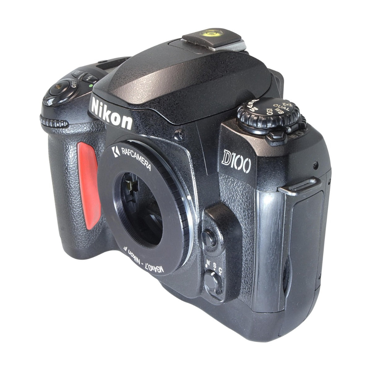 M34x0.7 female thread to Nikon F camera mount adapter
