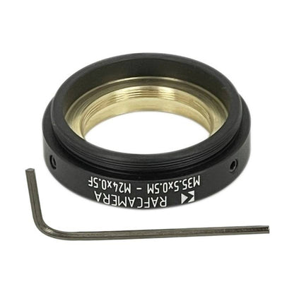 M35.5x0.5 male to M24x0.5 female step-down ring (adapter for Bolex 8/19/1.5x)