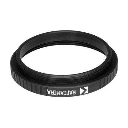 M35.5x0.5 male to M37x0.75 female thread adapter (35.5mm to 37mm step-up ring)