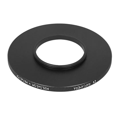 M35.5x0.5 male to M67x0.75 female thread adapter (35.5mm to 67mm step-up ring)