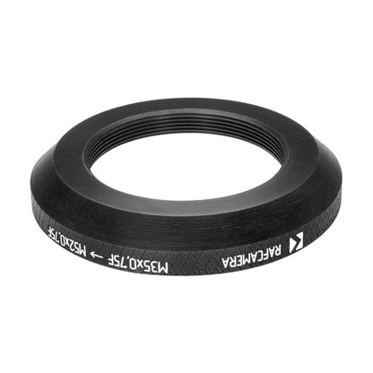 M35x0.75 female to M52x0.75 female thread adapter Schneider projector lens
