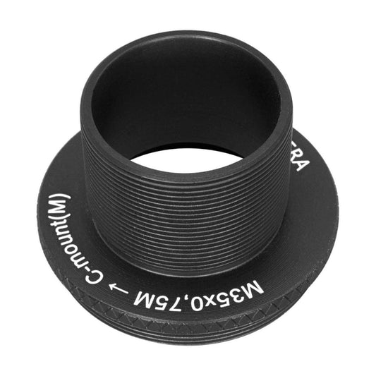 M35x0.75 male to C-mount male thread adapter