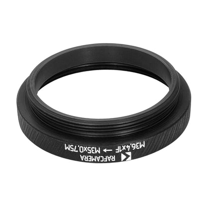 M36.4x1 female to M35x0.75 male thread adapter