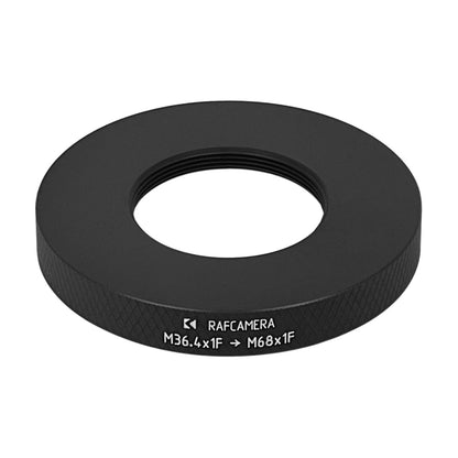 M36.4x1 female to M68x1 female thread adapter