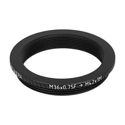 M36x0.75 female to M42x1 male thread adapter for LOMO OKC11-35-1 block