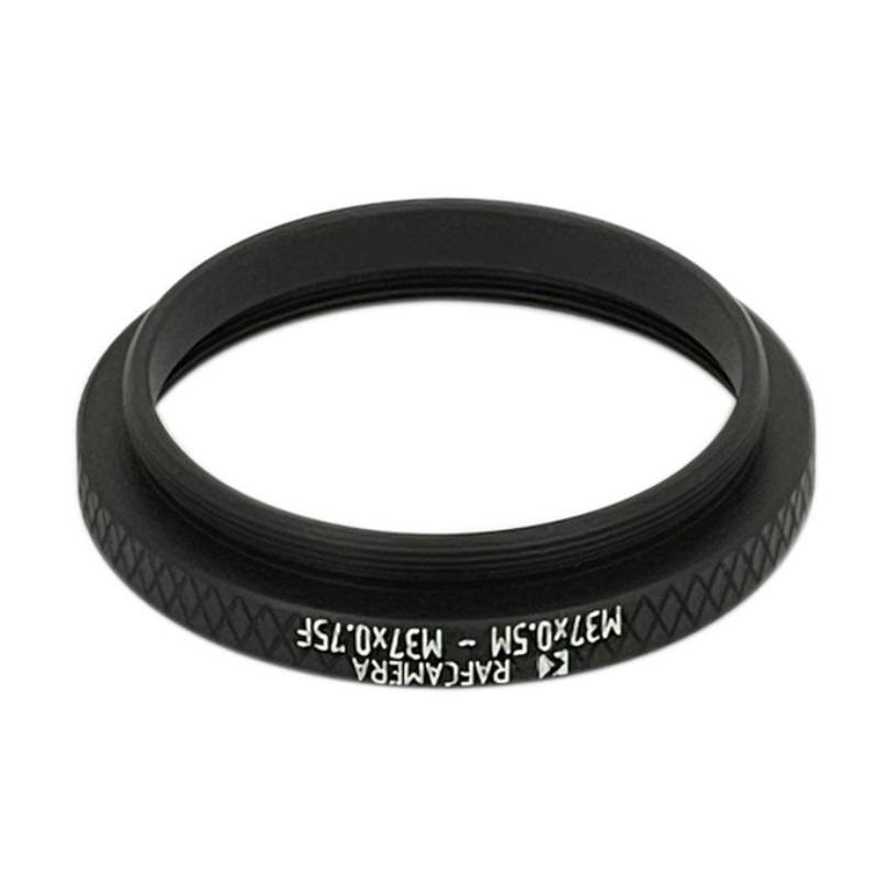 M37x0.5 male to M37x0.75 female thread adapter